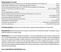 Load image into Gallery viewer, Inflammatone label: ingredients, dose and cautions