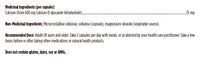 Load image into Gallery viewer, Calcium D-Glucarate label: ingredients, dose and cautions