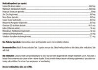 Load image into Gallery viewer, Complete Mineral Complex label: ingredients, dose and cautions