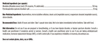 Load image into Gallery viewer, Mito-PQQ label: ingredients, dose and cautions