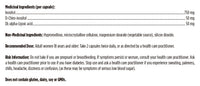 Load image into Gallery viewer, Sensitol label: ingredients, dose and cautions