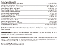 Load image into Gallery viewer, Plant Enzyme Digestive Formula label: ingredients, dose and cautions