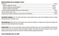 Load image into Gallery viewer, TriMag Night label: ingredients, dose and cautions