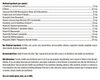 Load image into Gallery viewer, Mitochondrial NRG label: ingredients, dose and cautions