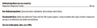 Load image into Gallery viewer, MagCitrate Powder label: ingredients, dose and cautions
