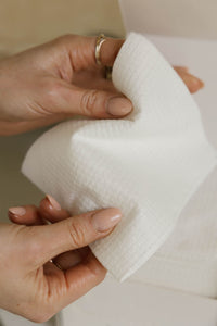 Raw Canvas Face Cloths