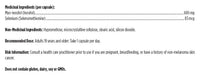 Load image into Gallery viewer, ThyroNorm label: ingredients, dose and cautions
