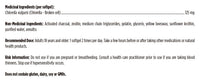 Load image into Gallery viewer, CPB Chlorella label: ingredients, dose and cautions
